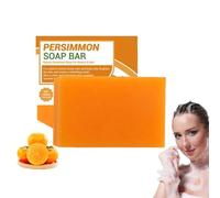 Persimmon Soap Bar for Body Odor, Natural Persimmon Soap Bar for Old People Smell, savon à l'extrait de kaki biologique pour hommes et femmes, nettoie en profondeur et élimine les odeurs fortes (1)