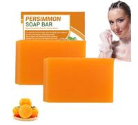Persimmon Soap Bar for Body Odor, Natural Persimmon Soap Bar for Old People Smell, savon à l'extrait de kaki biologique pour hommes et femmes, nettoie en profondeur et élimine les odeurs fortes (2)