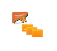 Persimmon Soap Bar, Natural Deodorant Body Soap for Men & Women,