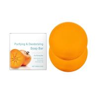 Persimmon Soap Bar pour éliminer les odeurs corporelles, réduit les taches pigmentaires, purifie le corps, éclaircit la peau, hydrate et améliore l'élasticité de la peau (2)
