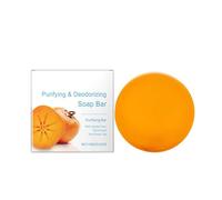 Persimmon Soap Bar pour éliminer les odeurs corporelles, réduit les taches pigmentaires, purifie le corps, éclaircit la peau, hydrate et améliore l'élasticité de la peau (1)