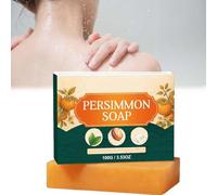 Persimmon Soap For Body Odor Control,Handmade Deodorizing Persimmon Soap Bar for Old People Smell,Hydrating Body Wash Bar,Natural Persimmon Extract Deodorant Body Wash Soap for Women & Men (1 Pcs)
