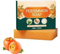 Persimmon Soap For Senior Odor Control,Handmade Deodorizing Persimmon Soap Bar for Old People Smell,Hydrating Body Wash Bar for Women Men,Deep Cleaning,Removes Odors,for All Skin Types (1, 100g)