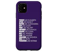 Persist Like Elizabeth Ruth Persevere KETANJI KBJ Meme Coque pour iPhone 11