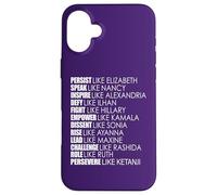 Persist Like Elizabeth Ruth Persevere KETANJI KBJ Meme Coque pour iPhone 16 Plus