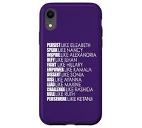 Persist Like Elizabeth Ruth Persevere KETANJI KBJ Meme Coque pour iPhone XR