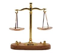 Persistence 1 balance vintage - Accessoires miniatures comme indiqué sur l'image - Modèle échelle de justice antique - Décoration de bureau ou de maison