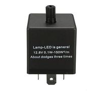 Persistence 12V 3 Broches LED Clignotant de Voiture RéGlable Relais Flash pour Clignotant Indicateur de LumièRe, 138145