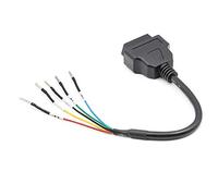 Persistence 16 broches OBD OBD2 Femelle K Line CAN Line Jumper Testeur Connecteur Voiture Diagnostic Câble Extension Cordon Pigtail