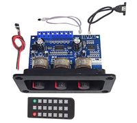 Persistence 2 x 25 W + 50 W 2.1 Canaux Bluetooth 5.0 Subwoofer Class D Audio Amplificateur Board Kit avec DC + Câble USB + Télécommande