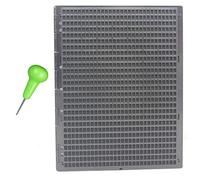 Persistence 27 Lignes et 30 Grilles Tableau D'éCriture Portable en Plastique Braille Pratique avec Stylet