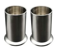 Persistence 2X Porte-Paille en Acier Inoxydable, Distributeur de Paille de Comptoir, Organisateur de Couverts, CuillèRes Fourchettes Rangement des