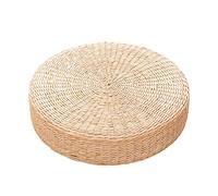 Persistence 45Cm Tapis de Yoga Pouf Rond Oreiller de Sol Coussin de SièGe de Paille MéDitation ÉPaississement Doux ÉQuipement de Yoga
