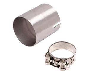 Persistence 51Mm à 54Mm Moto Tuyau D'éChappement DiamèTre Convertisseur Moto en Acier Inoxydable RéDucteur Adaptateurs Accessoires