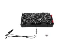 Persistence Aluminium 2 Ventilateurs 240Mm 10 Pipe Water Cooler Cooler Computer Radiator avec Fan pour CPU PC Water Cooling System, Straight
