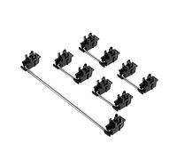 Persistence Arbre satellite en acier pour clavier mécanique Cherry MX Switch Noir monté 6.25U Stabilisateurs 2U - 1