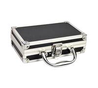 Persistence Boîte à Outils en Alliage D'Aluminium, Boîte de Rangement D'Accessoires, Valise en Aluminium Pratique, Poignée Portable, Petite Boîte à Outils, Boîte de Rangement Facile à Utiliser, Argent