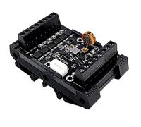 Persistence FX1N-14MT PLC Boîtier de Remplacement de la Carte de Commande Industrielle Module PLC Entrée/Sortie Analogique avec Module de Relais de Retard de Rail de Guidage