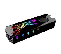 Persistence Gilet de refroidissement SSD M2 5 V ARGB M.2 2280 - Disque solide - Disque de refroidissement - Ventilateur de refroidissement