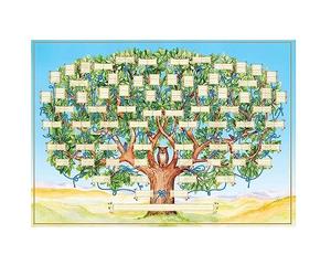 Persistence Graphique d'arbre généalogique à remplir l'affiche de généalogie de 6e génération, vide, tableau généalogique à remplir, impression de de l'arbre généalogique A