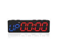Persistence Horloge d'entraînement avec batterie, mini salle de sport portable avec aimant intégré pour salle de sport à domicile, compte à rebours programmable