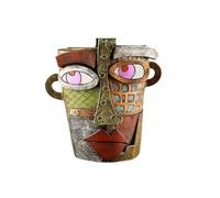 Persistence Jardinière à Tête Arc-en-Ciel Abstraite, Jardinière à Graffiti avec Drainage, Pots de Fleurs pour Plantes D'Intérieur de Petite Taille