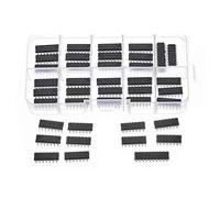 Persistence Kit d'assortiment logique IC série 40 pièces 74HCxx + 74LSxx, puce numérique intégrée (20 pièces 74HCxx + 20 pièces 74LSxx)