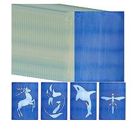 Persistence Kits de Papier D'Impression Solaire de 30 Feuilles Kit de Papier Cyanotype A4 Impression Solaire pour Enfants Adultes Projet D'Artisanat D'Art de Bricolage