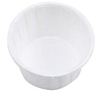 Persistence Lot de 100 gobelets en papier pour épilation du nez, des poils du visage, des haricots de cire et de gâteau, bac en papier, pour faire fondre la cire, la crème glacée