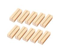 Persistence Lot de 20 porte-cartes en bois pour numéro de table, mémo, cartes de bureau, messages, travaux manuels pour décoration de mariage
