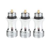 Persistence Lot de 3 valves à air en acier inoxydable pour aérographe à double effet - Accessoire pour aérographe
