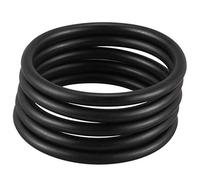 Persistence Lot de 5 joints toriques en caoutchouc nitrile noir 50 mm x 4 mm