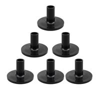 Persistence Lot de 6 manchons de cymbales en plastique pour kits de batterie, pièces de rechange et accessoires de spectacle