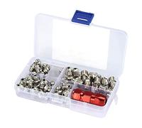 Persistence Lot de 61 raccords de graisse M6/M8/M10 en métal pour lubrification mécanique