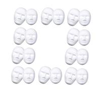 Persistence Masque Blanc, 12 Pièces Séries Halloween Masque Masque de DIY Vierge Danse Cosplay Fête Masque de Papier de Mascarade à Décorer