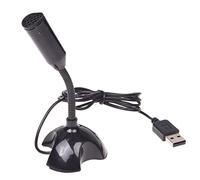 Persistence Micro-USB Web Souple Microphone antibruit pour Les Ordinateurs de Bureau Noir