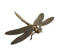 Persistence Mini Sculpture en Métal en Forme de Libellule en Laiton Moulée, Style Rétro, Décoration D'Artisanat de Maison, Facile à Utiliser avec Une Finition de Haute Qualité.
