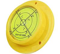 Persistence Niveau à Bulle Rond, Niveau à Bulle Circulaire de Haute PréCision 90 X 17 Mm avec 3 Trous de, Outil D'Instrument de Mesure