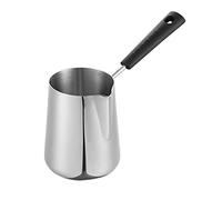 Persistence Pot Chauffe-Beurre de Lait de 350 ML, CafetièRe Turque, Pot de Fonte de CuisinièRe en Acier Inoxydable avec Bec Verseur pour Le Thé, Chauffage