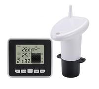 Persistence Réservoir D'Eau à Ultrasons Sans Compteur de Niveau de Liquide Affichage de L'Heure Du Niveau D'Eau Indicateur de Batterie Faible + Capteur de Température