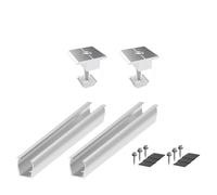 Persistence Support de pour panneau solaire - Rail de fixation - Module de fixation - Alimentation solaire PV - Toit trapézoïdal - 35 mm - Facile à utiliser