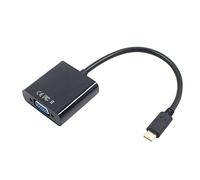 Persistence USB-C USB 3.1 Type C pour Cable Adaptateur VGA Male a VGA Convertisseur de Transfert Video 1080p pour 12 Pouces