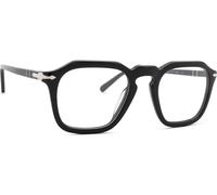 Persol Montures optiques PO3292V 95 Acétate Noir/Transparent Carré 48 mm Unisexe