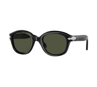 Persol Femme Persol PO0060S 95/31 Lunettes de soleil Acétate Noir Vert Pantos Normale
