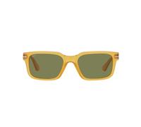 Persol Unisex PO3272S 204/4E Lunettes de soleil Acétate Jaune Vert Carré Normale