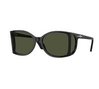 Persol Homme Persol PO0005 95/31 Lunettes de soleil Acétate Noir Vert Carré Normale