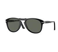 Persol Homme Persol PO0714 FOLDING 95/58 Lunettes de soleil Acétate Noir Vert Pilote Polarisé
