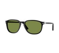 Persol Homme Persol PO3019S 95/4E Lunettes de soleil Acétate Noir Vert Carré Normale