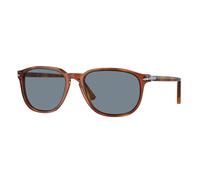 Persol Homme Persol PO3019S 96/56 Lunettes de soleil Acétate Marron Bleu Carré Normale