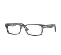 Persol Homme Persol PO3050V 1192 Montures optiques Acétate Gris Transparent Carré Normale